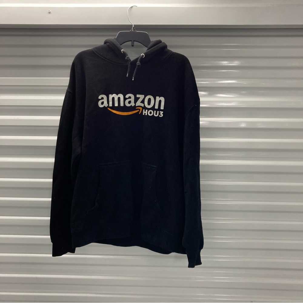 Amazon Black Pullover Hoodie for Men